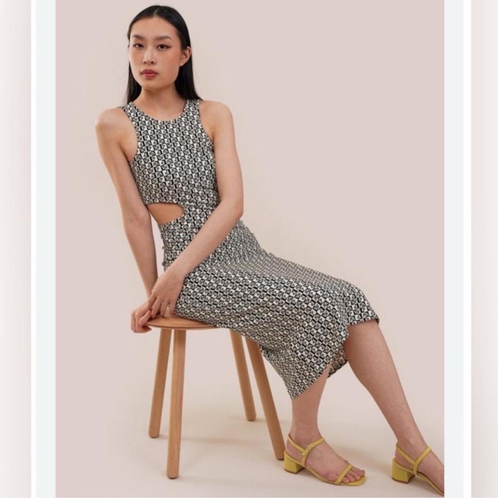 Paloma Wool Geometric Midi Dress